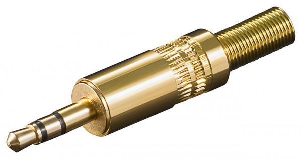 Goobay jackplug - 3,5 mm - stereo - 3,5 mm jackplug (3-polig, stereo)