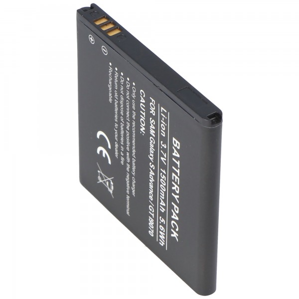 AccuCell-batterij geschikt voor Samsung Galaxy S Advance, GT-I9070, EB535151VU