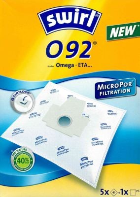 Swirl stofzuigerzak O92 MicroPor voor Omega en ETA stofzuigers