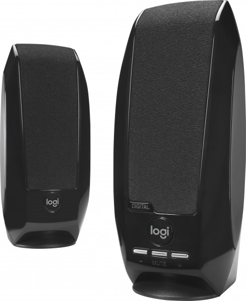 Logitech Speaker S150, Audio, Stereo 2.0, 1.2W zwart, Zakelijk