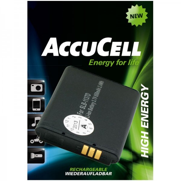 AccuCell-batterij geschikt voor Samsung L74 Wide, 800 mAh