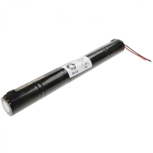 Noodverlichting batterij L1x5 BlackFox BF-4000DH met kabel 10cm met open draad 6V, 4000mAh