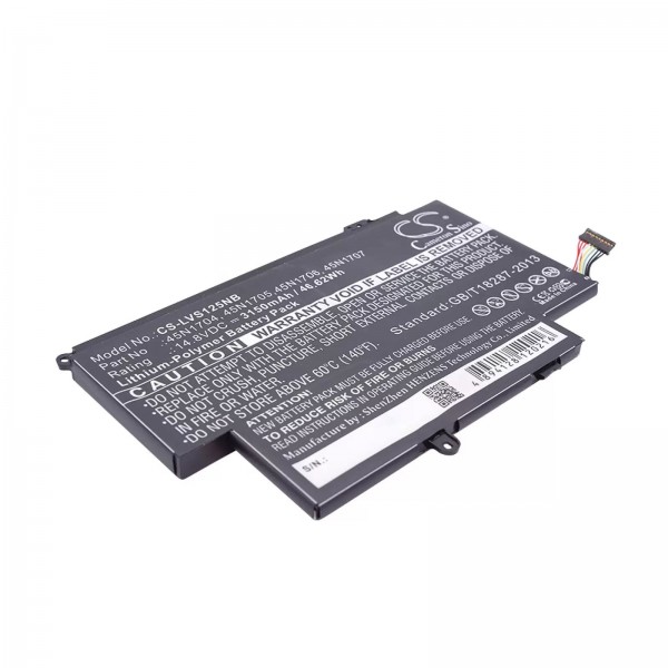 Batterij voor laptop Lenovo ThinkPad Yoga S1 / Yoga 12 / Type 45N1707 - 14,8V - 3150 mAh