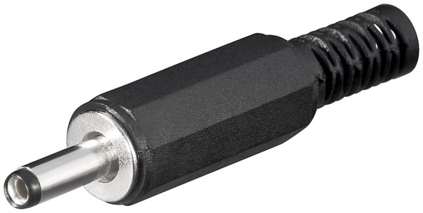 Goobay DC connector met knikbescherming - gat 1,3 mm x 3,4 mm