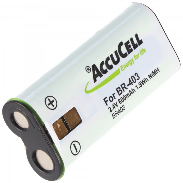 AccuCell-batterij geschikt voor Olympus DS-2300, -3300, -4000, BR-403