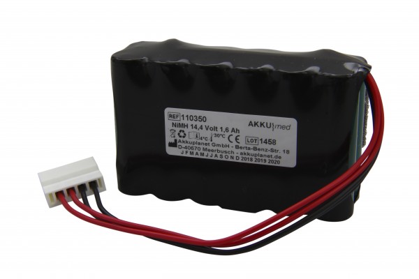 NiMH-batterij geschikt voor Burdick Aitria 3000/3100/6000/6100 (92700)
