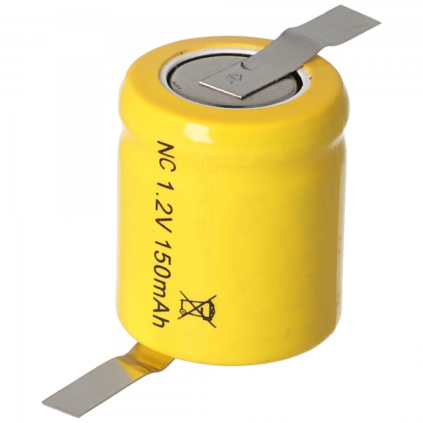 N-150AA NiCd 1/3 AA Mignon-batterij met Z-vormige soldeertag