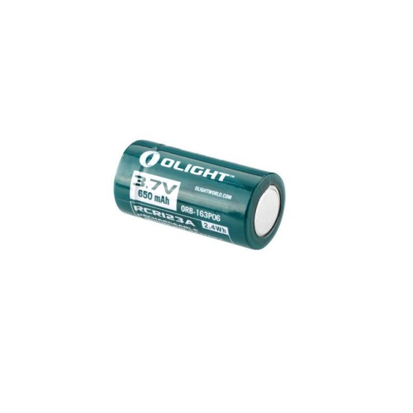 Olight 16340 650 mAh batterij - RCR123A