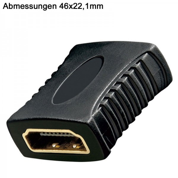 HDMI-adapter HDMI ™ A-aansluiting naar HDMI ™ A-aansluiting