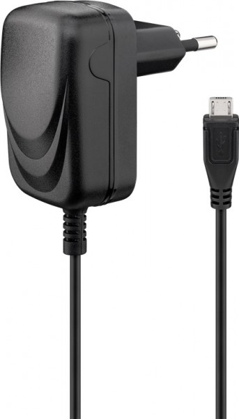 Goobay micro-USB-oplader (5W) - voeding voor veel kleine apparaten met micro-USB-aansluiting zoals smartphones