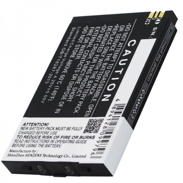 Batterij geschikt voor Sonim XP3-S, XP3 Enduro, XP3-0001100-2 3,7 volt 1200mAh