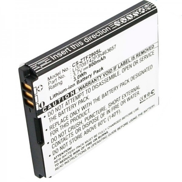 Li3708T42P3h463657-NTC vervangende batterij van AccuCell