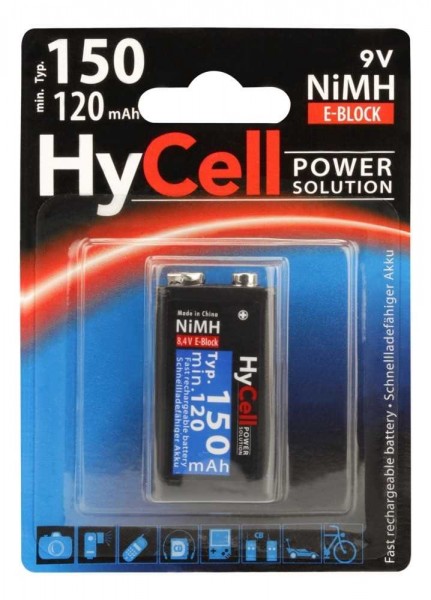 HyCell NiMH-batterij type 150 E-Block 120mAh