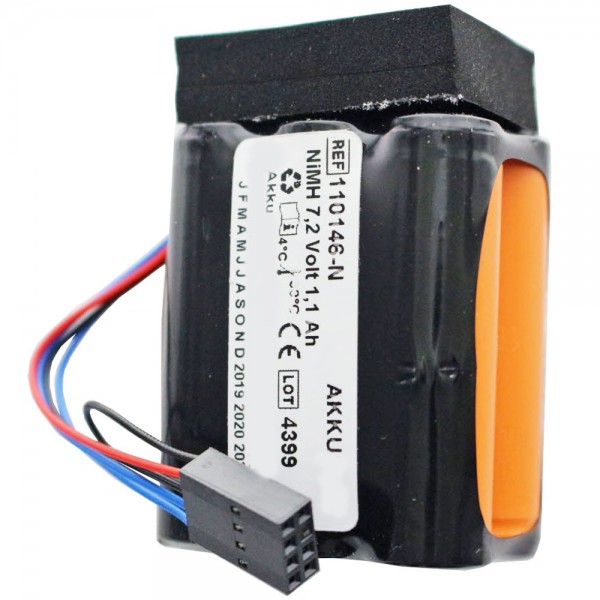 NiMH-batterij geschikt voor Dräger Oxylog 2000-batterij 8411599 (geen originele batterij, hoogwaardige replica-batterij)