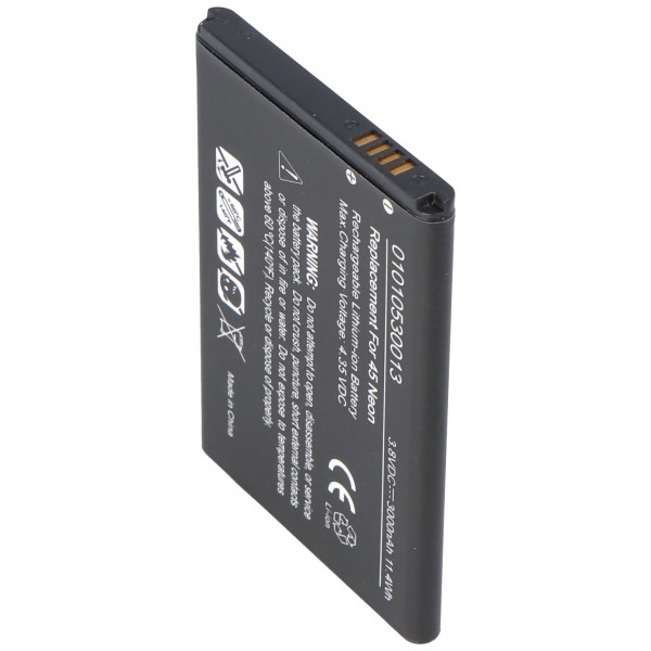 Batterij alleen geschikt voor de Archos 45 Neon-batterij AC3000A, AC3000B