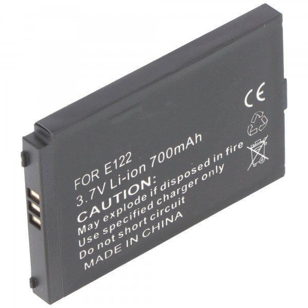 AccuCell-batterij geschikt voor NEC e122-batterij