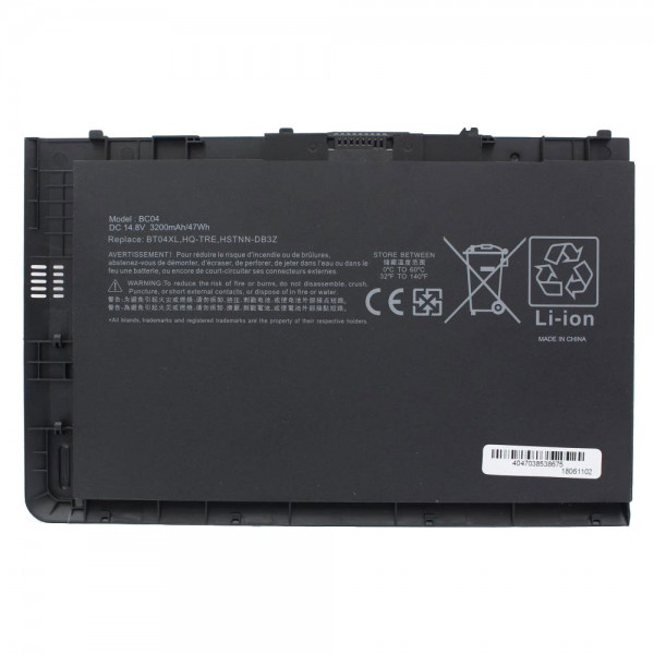 Batterij geschikt voor de HP EliteBook Folio 9470 batterij, EliteBook Folio 9470m