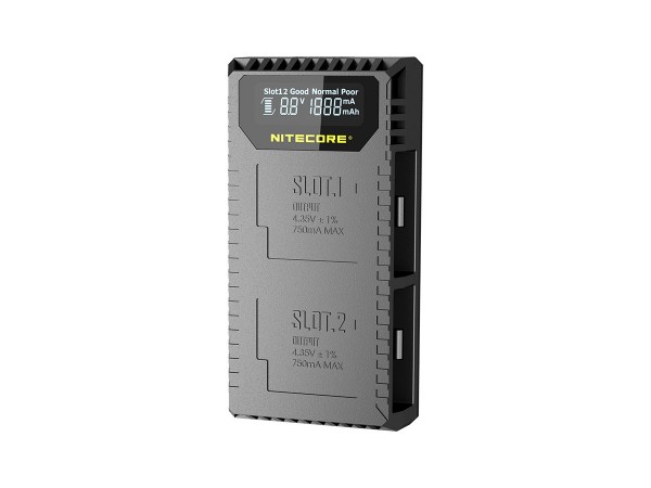Nitecore-lader UGP5 USB-lader met LCD-scherm voor GoPro HERO 5 zwarte batterijen