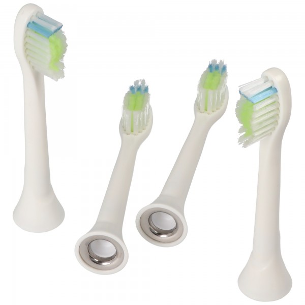 4 stuks Smart Cleaning Brush 3 vervangende opzetborstels voor elektrische tandenborstels van Philips, geschikt voor bijvoorbeeld Philips HX3 HX6 HX8 HX9 serie
