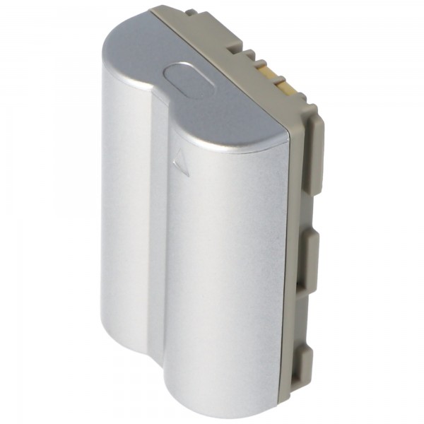 AccuCell-batterij geschikt voor Canon BP-511 batterij BP-508, BP-512 kleur zilver