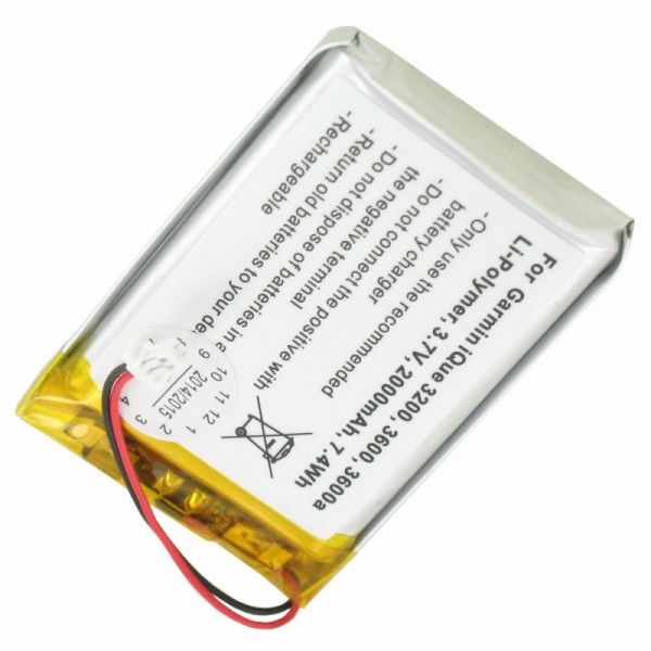 AccuCell-batterij geschikt voor Garmin iQue 3600a, 1000 mAh