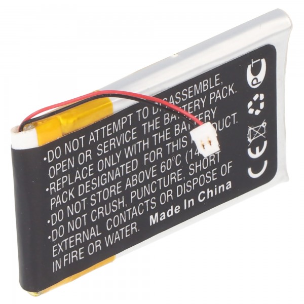 Li-polymeer batterij - 270mAh (3.7V) - voor MP3-spelers, muziekspelers zoals SK402035PL