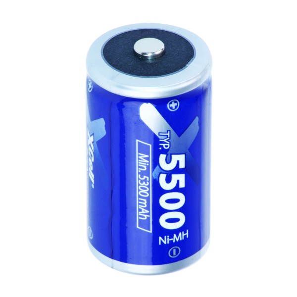 Mono batterij ECO Ni-MH LR20 D mono 1,2 volt, max. 5500mAh