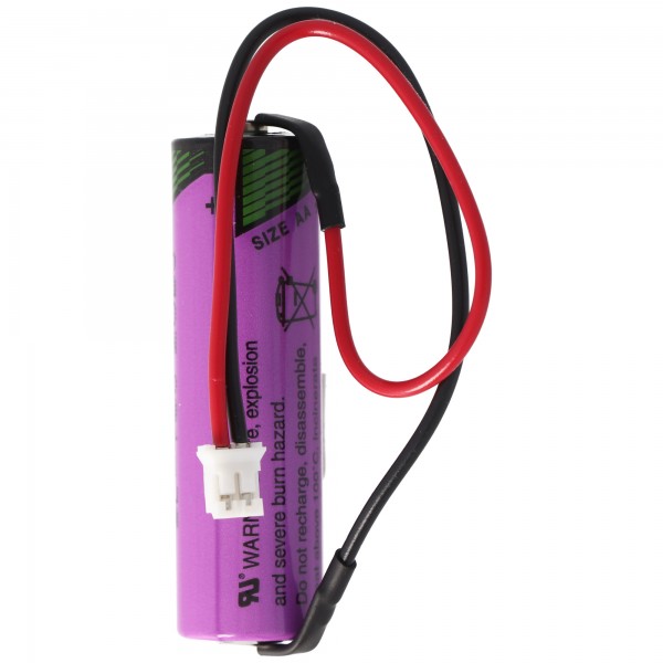 Vervangende batterij geschikt voor de Testo datalogger 175-T1 batterij met kabel en stekker
