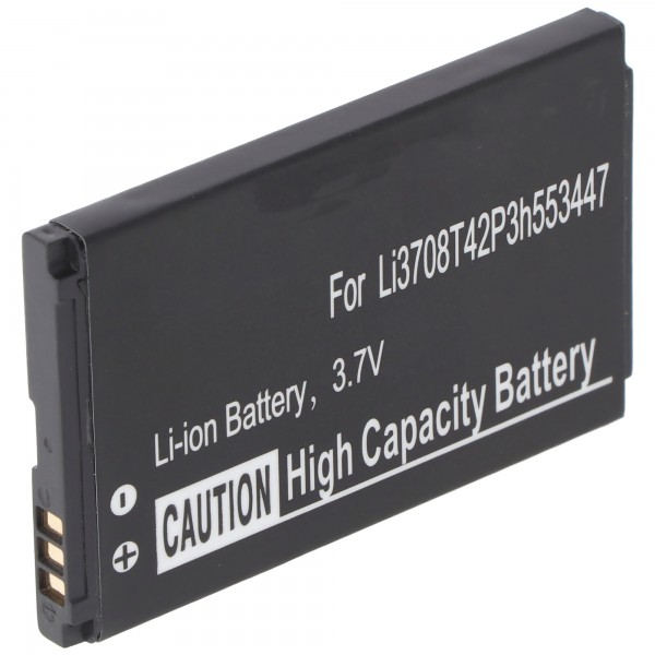 Batterij geschikt voor ZTE F320, Li-ion, 3.7V, 770mAh, 2.8Wh