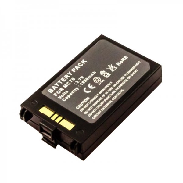 Batterij geschikt voor de Symbol MC70 batterij MC70H, 82-71363-03, 82-71365-01, BTRY-MC70EAB00
