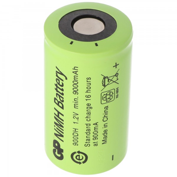 GP900DH-EB GP monobatterij NiMH 1,2 volt, 9000 mAh