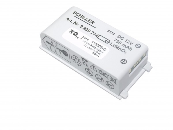 Originele lithiumbatterij Schiller-defibrillator Easyport - type 3940002