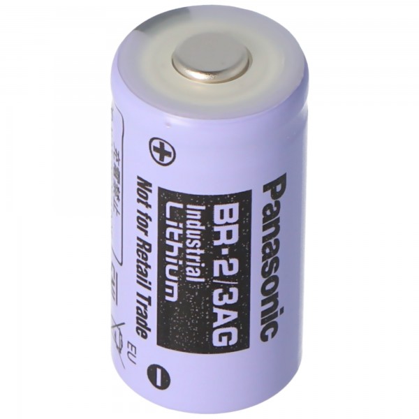 Panasonic lithium 3V-batterij BR 2 / 3AGN 2/3 Een cel voor hoge temperaturen