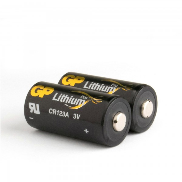 CR123A batterij GP Lithium Pro 3V 2 stuks