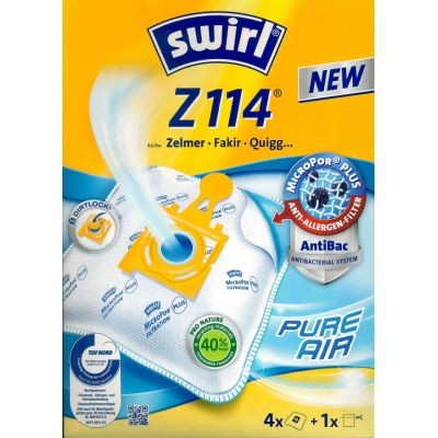 Swirl stofzuigerzak Z114 MicroPor Plus voor Zelmer, Fakir en Quigg stofzuigers