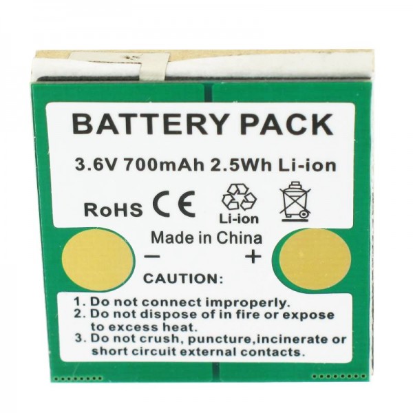 Batterij geschikt voor de Avaya DECT IH4 Li-ion batterij 3.6V 700mAh