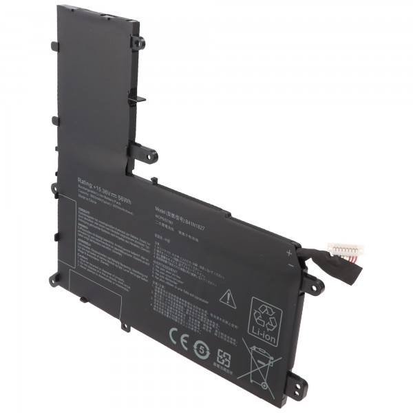 Accu geschikt voor ASUS ZenBook Flip 15 UX562FA, Li-Polymer, 15.36V, 3650mAh, 56Wh