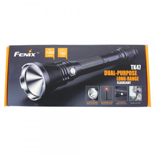 Fenix TK47 LED-zaklamp tot 1300 lumen, lichtbereik max. 700 meter