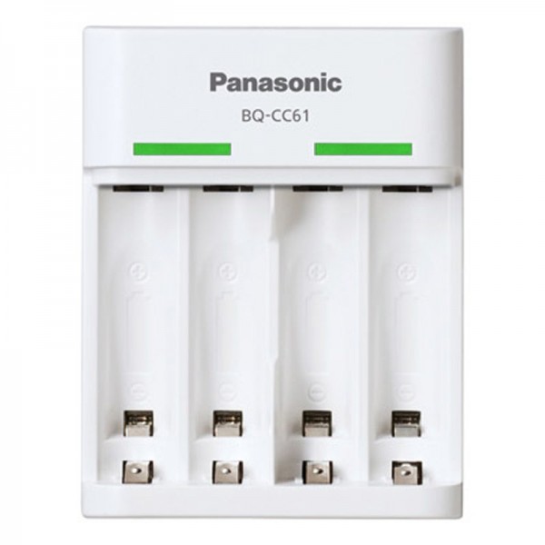 ENELOOP USB-lader BQ-CC61 wit voor 2 of 4 batterijen Mignon, AA of Micro, AAA