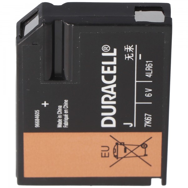 Duracell 7K67 batterij flatpack 4LR61 alkaline batterij 6 volt, V4918, V4018