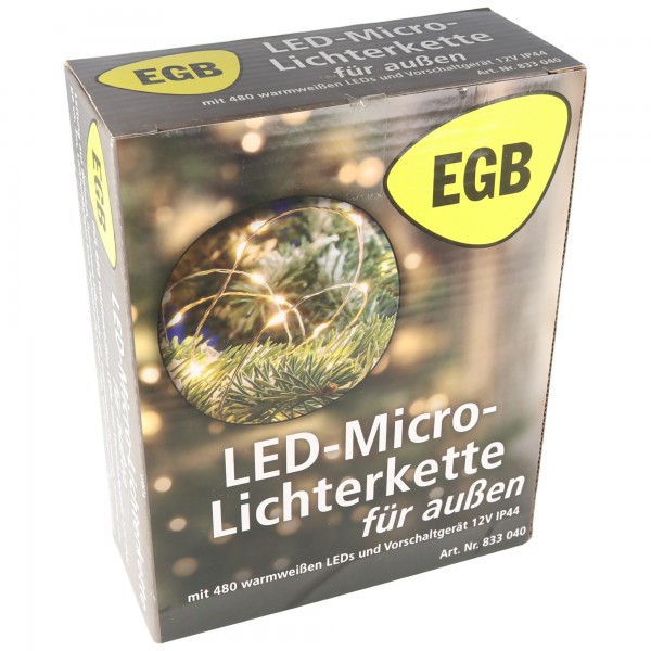 EGB LED micro-lichtketting 480 ww LED 4027236043362