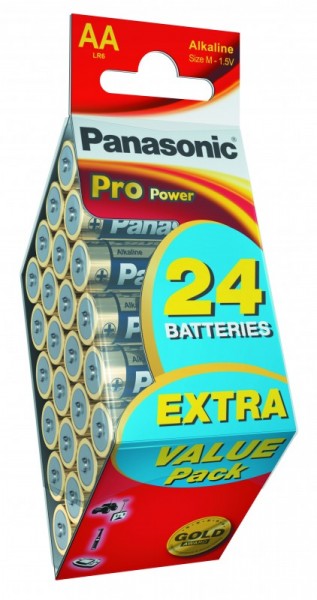Panasonic Pro Power Mignon / AA / LR6-batterijen in een set van 24
