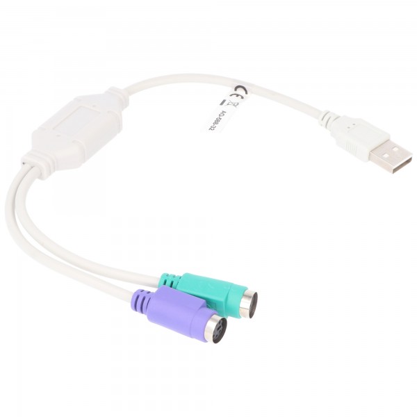 Goobay USB naar PS/2 converter/adapter - USB A male > 2 x PS/2 female
