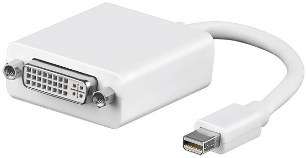 Goobay Mini DisplayPort/DVI-D-adapterkabel 1.1 - Mini DisplayPort-stekker > DVI-I-bus dual link (24+5-polig)