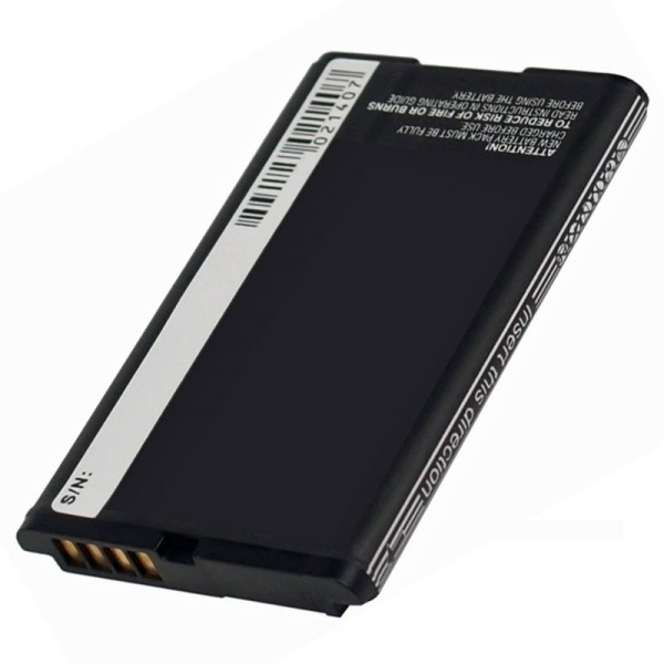 AccuCell-batterij geschikt voor Blackberry Curve 8300, Curve 8310, Curve 9300