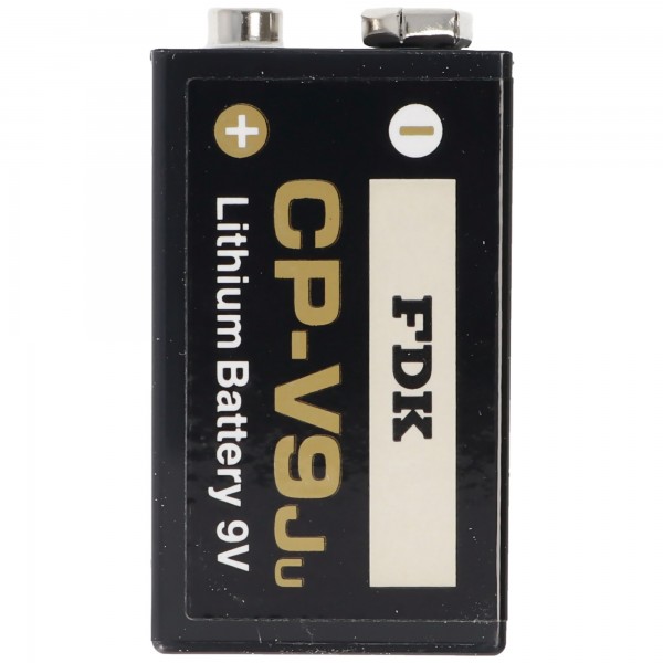 FDK CR9V Lihtium batterij 3CR1 / 2 6L, 9V blok voor rookmelders, rookmelders, afstandsbedieningen