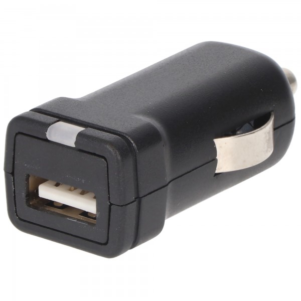 AccuCell autolader adapter USB - 2.4A met Auto-ID - zwart