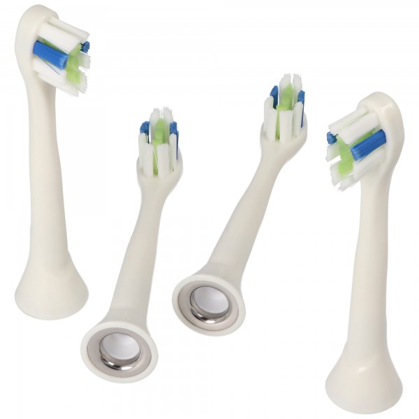 Set van 4 mini-reinigingsborstelvervangingsborstelkoppen voor elektrische tandenborstels van Philips, geschikt voor bijvoorbeeld Philips HX3 HX6 HX8 HX9-serie