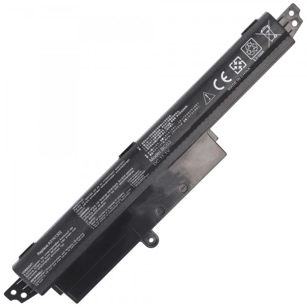 Batterij geschikt voor de ASUS VivoBook X200CA batterij 0B110-00240100E, 1566-6868, A31LM9H, A31LMH2, A31N1302