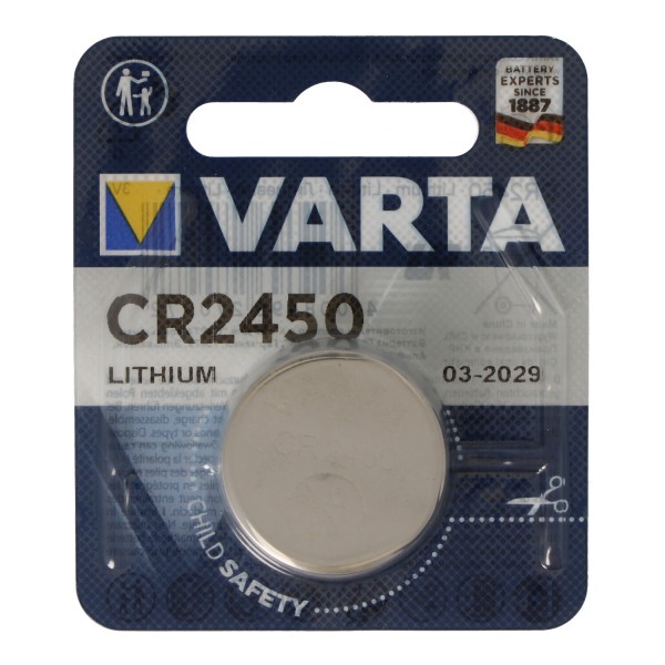 Varta CR2450 lithiumbatterij IEC CR 2450